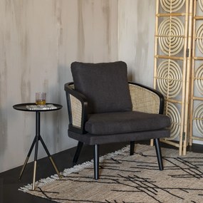 Dutchbone Fauteuil Manou - Rotan - Grijs