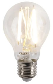 Smart hanglamp met dimmer zwart met goud en smoke glas incl. Wifi A60 - Zuzanna Design E27 rond Binnenverlichting Lamp