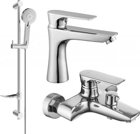 Mexen Axel DF40 badkuipset, chroom - 73803DF40-00