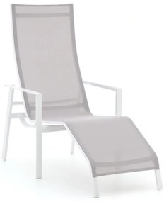 Lounge tuinstoel | Bellagio  Stradale | Textileen | Wit | Kees Smit Tuinmeubelen