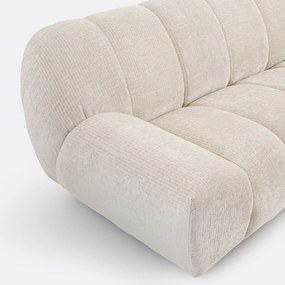 Vintage ribfluwelen hoekbank, Nuria