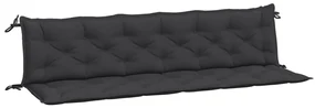 vidaXL Kussen voor schommelstoel 200 cm stof zwart
