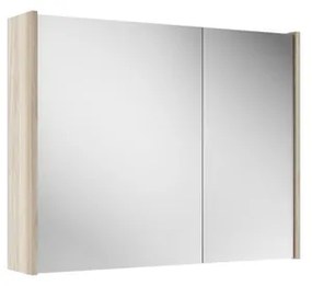 Saniclass Prime Spiegelkast - 80x63x16cm - inclusief zijpanelen - beech (hout) SW1212816/SW910735