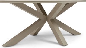 Dining Tuintafel ovaal 240 x 120 cm Taupe Lunea