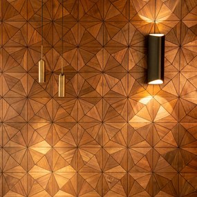 Decoratief Houten Wandpaneel | Nolan   Brown | 60×60 cm | Amerikaans Notenhout