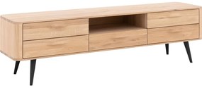 Goossens Tv Meubel Bjarte, 5 laden 1 open vak 180 cm breed