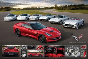 Poster Corvette 2014 Stingray