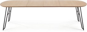 Kave Home Uitschuifbare Ovale Eettafel 'Novac' 170 - 320 x 100cm