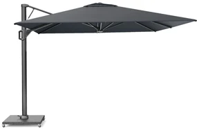 Zweefparasol  3.2 x3.2 m (excl.voet) Grijs-antraciet Platinum Beaufort premium