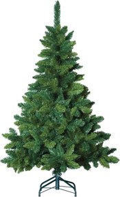 Blooming kunstkerstboom - 120 cm - groen - Diameter 65 cm - 180 tips - metalen voet
