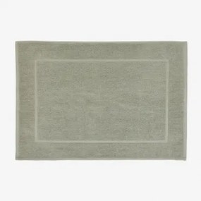 Rechthoekig Badmat 55x80 Cm Van Katoen Danel Groene Lauerl - Sklum