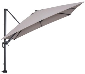 Garden Impressions Hawaii zweefparasol 300x300 cm - frame carbon black - doek zand