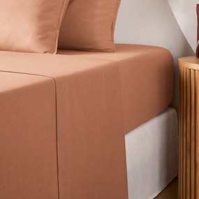 Effen plat laken in gewassen katoen, Scenario