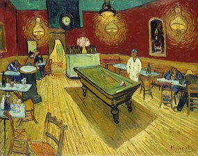 Vincent van Gogh - Kunstreproductie The Night Cafe, 1888, (40 x 30 cm)