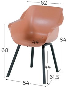 Hartman Sophie Element Terra/Rome brown 320 cm. tuinset - 9-delig