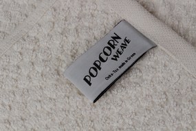 Handdoek Popcorn Collectie– 4 stuks – 50×100 – crème