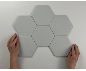 Cifre Ceramica Hexagon Timeless wand- en vloertegel - 15x17cm - 9mm - Zeshoek - Lichtgrijs mat SW07311860-4