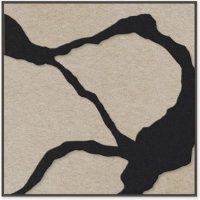 Akoestische ingelijste canvasprint Quiet Friction 1