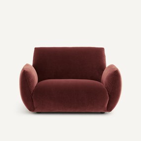 Fauteuil in fluweel, Spogano