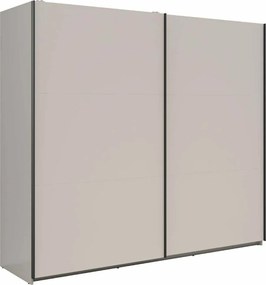 Kledingkast Livevaro 120, Kasjmier, 196x220x60cm, 181.4 kg, Kledingkast deuren: Schuivend, Aantal planken: 9, Aantal planken: 9