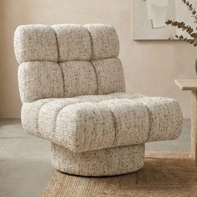 Bubbel Fauteuil Draaibaar Beige
