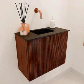 Mondiaz Joya 50cm toiletmeubel ruby met wastafel faye midden zonder kraangat urban