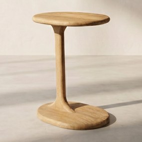 By-Boo Fenix Bank Bijzettafel Naturel Hout - 40 X 30cm.