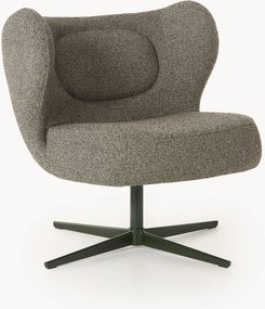 Bouclé draaibare loungefauteuil Marlon