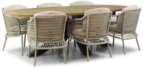 Tuinset 6 personen  Rope Taupe 4 Seasons Outdoor Puccini/Brookline