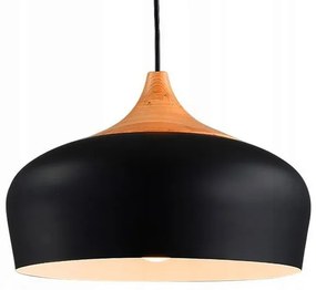 Enkele hanglamp Bari Zwart
