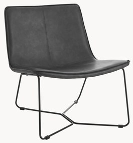 Kunstleren lounge fauteuil Barrel