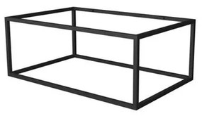 INK Ferro wastafel - frame 70x45x27cm - staal zwart mat 1901252