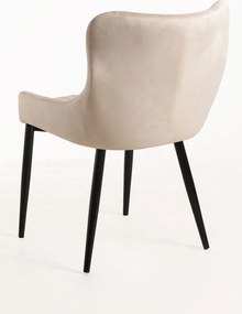 Set van 4 Sanda Fluwelen Stoelen