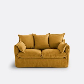 Bank 2-, 3-, 4- of 5-zits, in kreukellinnen, Odna