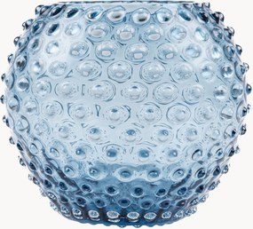 Mondgeblazen vaas Globe Hobnail, H 18 cm