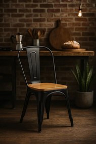 Torix Stoel Natuurlijk Hout