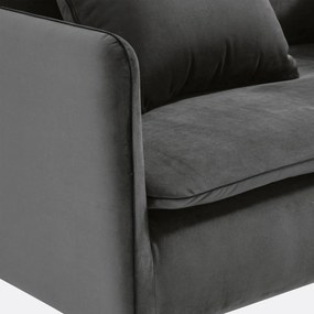 XL fauteuil in fluweel, Ivete