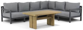 Dining Loungeset 6 personen Aluminium Grijs  Lifestyle Garden Furniture Lagos/Brighton