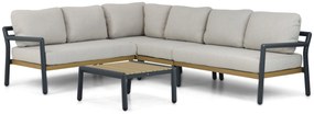 Hoek loungeset 6 personen Aluminium Grijs Santika Furniture Santika