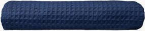 Katoenen honeycomb badhanddoek Midnight Blue