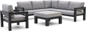 Hoek loungeset Bellagio  | 6 personen | Loungeset Grijs | Hoekbank Aluminium | Kees Smit Tuinmeubelen