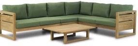 Hoek loungeset 6 personen Teak Old teak greywash  Garden Collections Richmond/Manchester