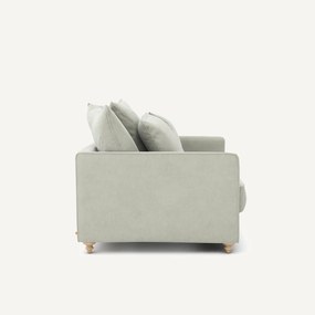 2-zits slaapbank in stonewashed fluweel, Lazare