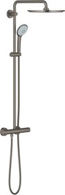 Grohe Euphoria XXL 310 regendoucheset met 4 straalsoorten en thermostaatkraan Ø31cm hard graphite geborsteld