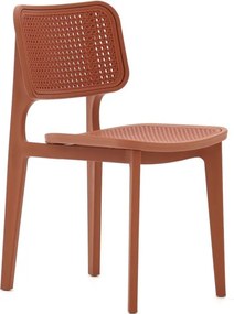 Dining tuinstoel | Forza  Xitta | Kunststof | Oranje | Kees Smit Tuinmeubelen