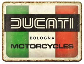 Metalen bord Ducati - Italy Giugiaro Logo