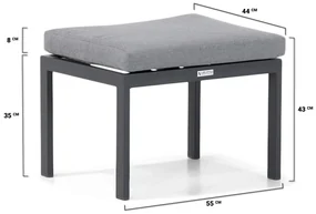 Picknick Set 6 personen  Aluminium Grijs Lifestyle Garden Furniture Palazzo