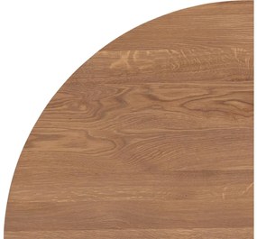 Goossens Eettafel Blade, Strak blad rond 110 x 110 cm 6 cm dik