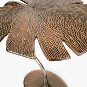 BePureHome Stylish Blad Bijzettafeltje Goud - 42 X 35cm.