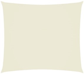 vidaXL Zonnescherm rechthoekig 2x2,5 m oxford stof crèmekleurig